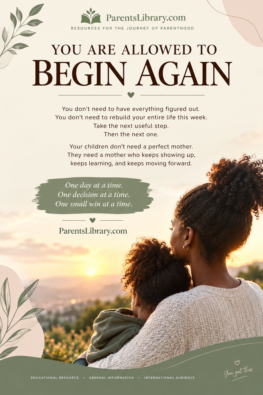 Survival Guide for Newly Single Moms